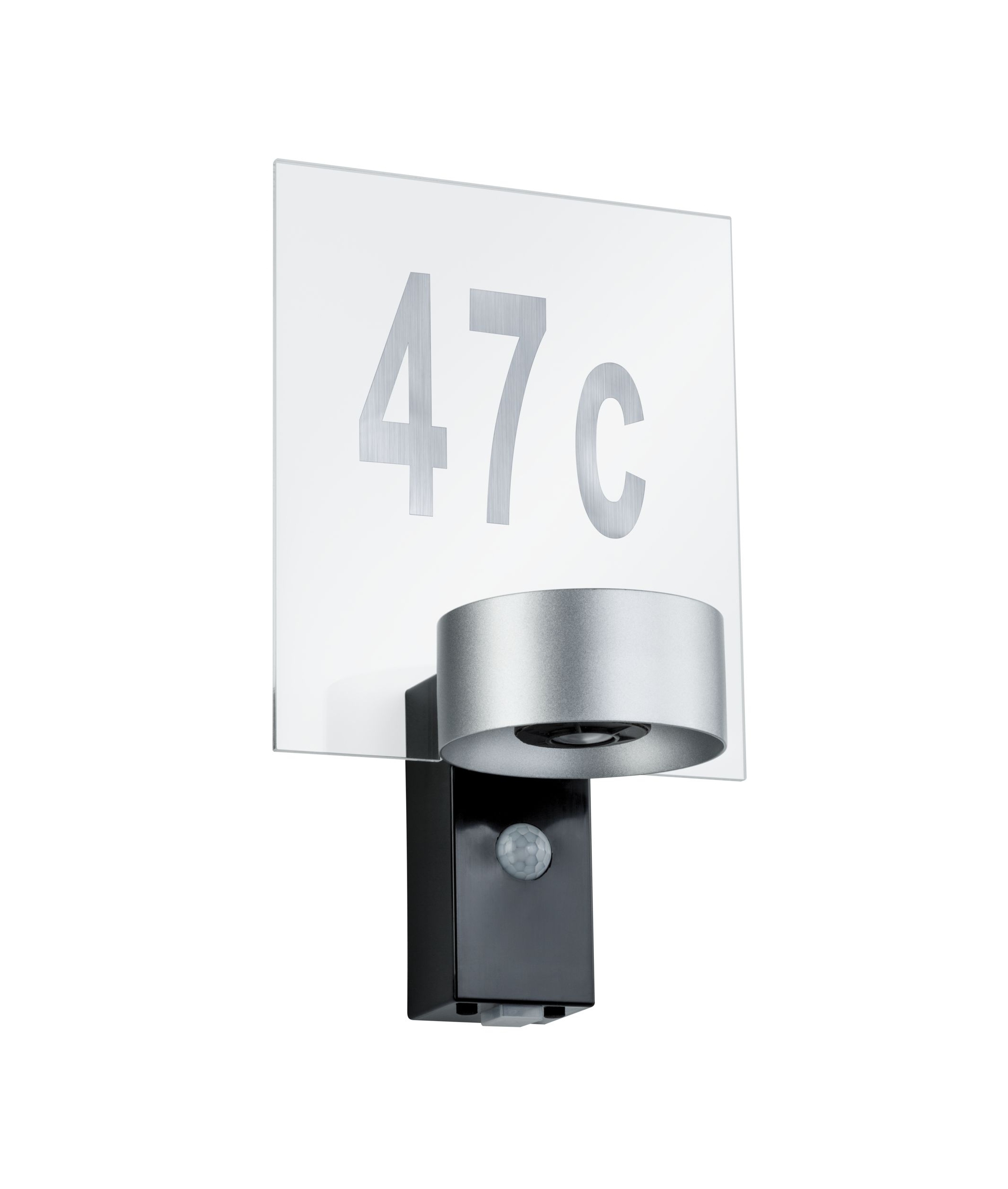 Glass House Plaque with Choice of Motion Sensor Light or ...