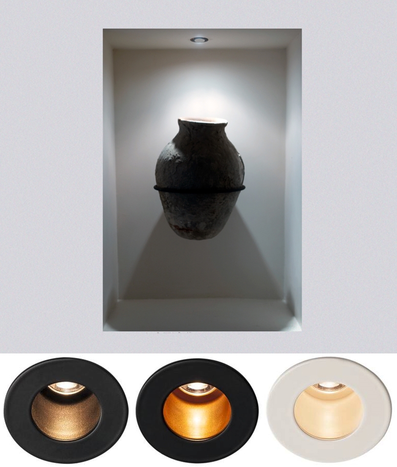 Premium LowGlare Small Recessed LED Niche Ceiling Light 4 Finishes