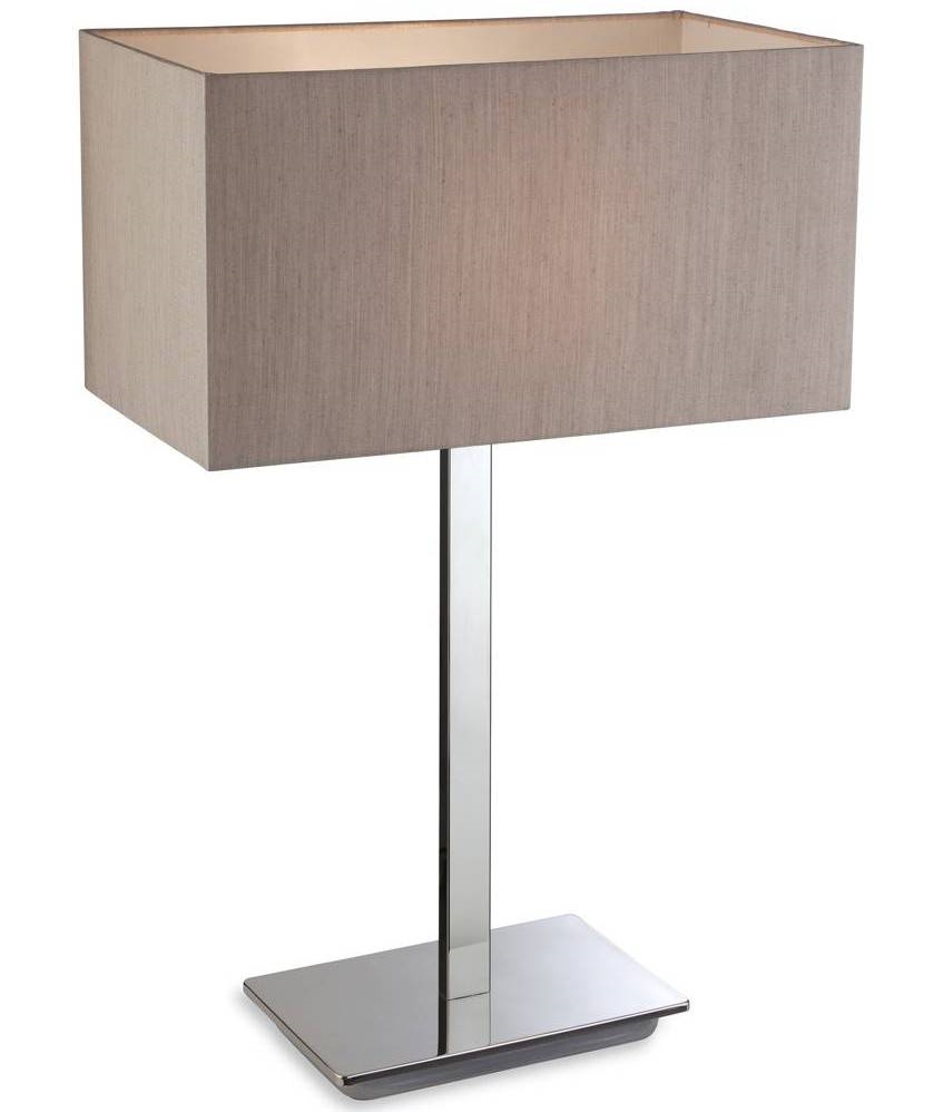 Stainless Steel Modern Table Lamp With, Brushed Steel Table Lamps