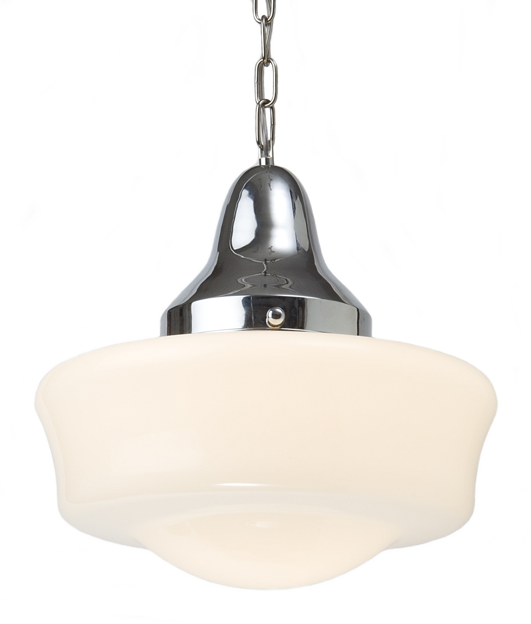 Vintage Design Schoolhouse Opal Glass Light Pendant Tap To Expand
