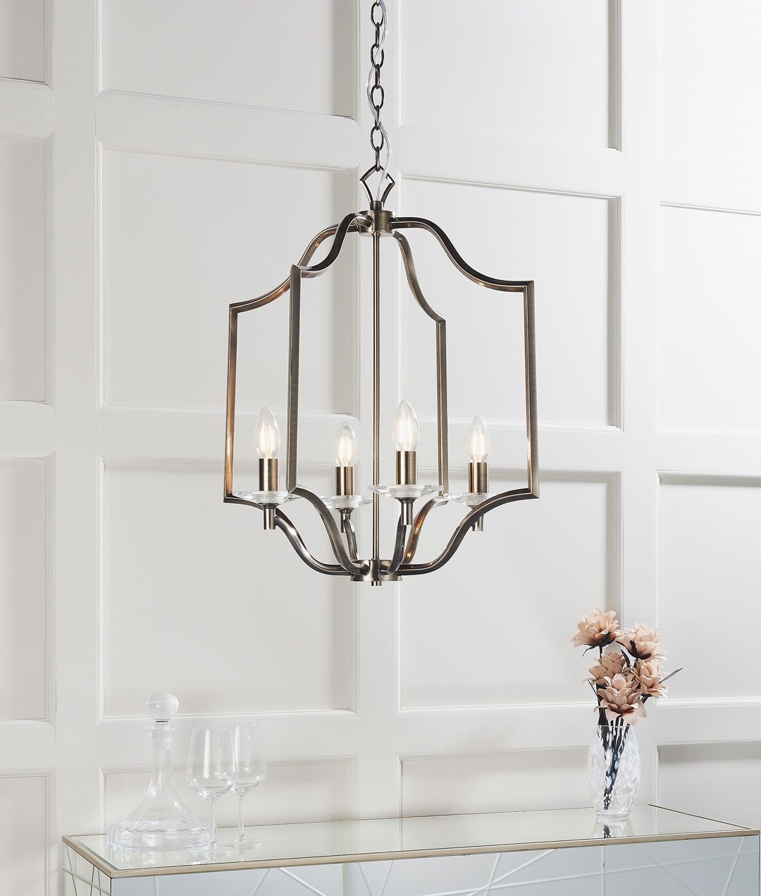 4 light cheap lantern chandelier