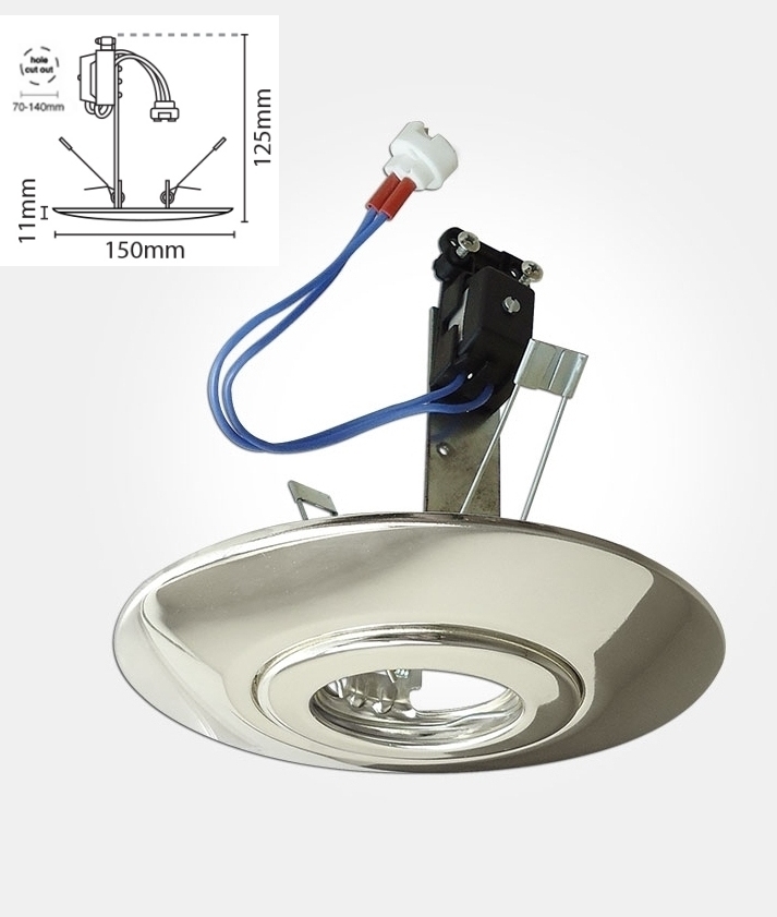 Downlight Converter 12v White, Chrome or Nickel