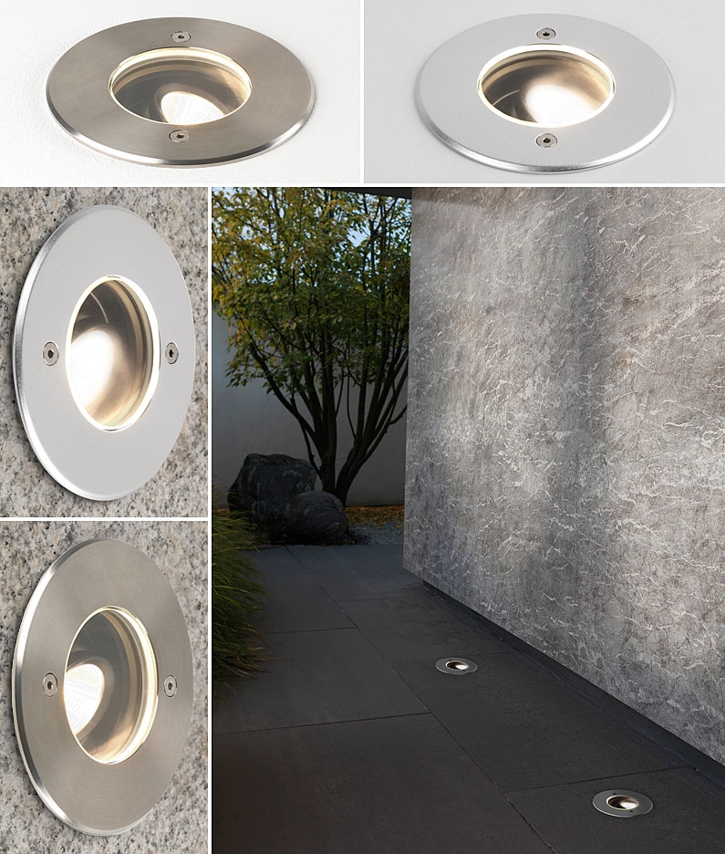 Outdoor IP67 Adjustable Recessed LED Light for Wall or Ground