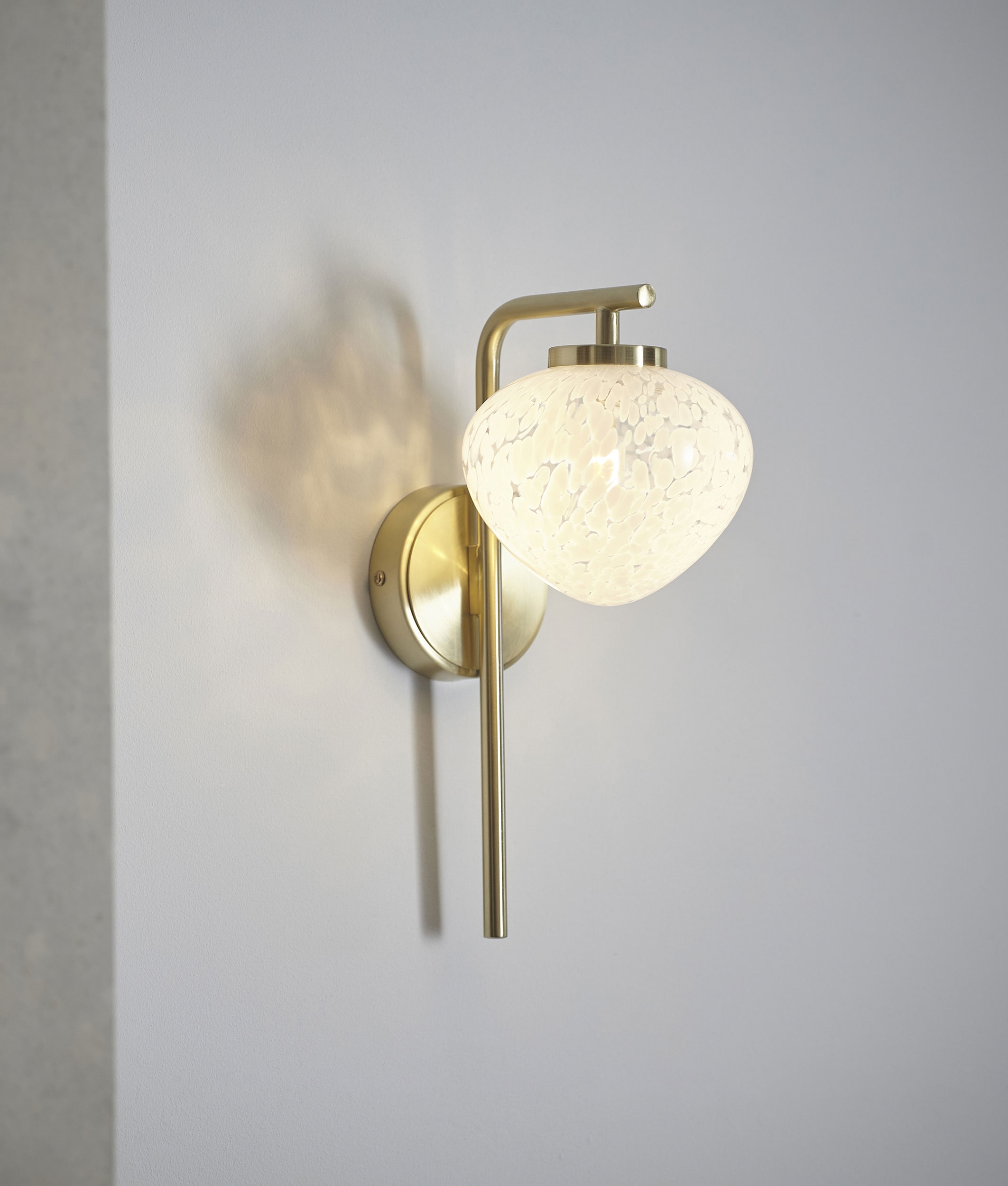 Handmade Decorative Wall Lamp Teardrop Glass Shade