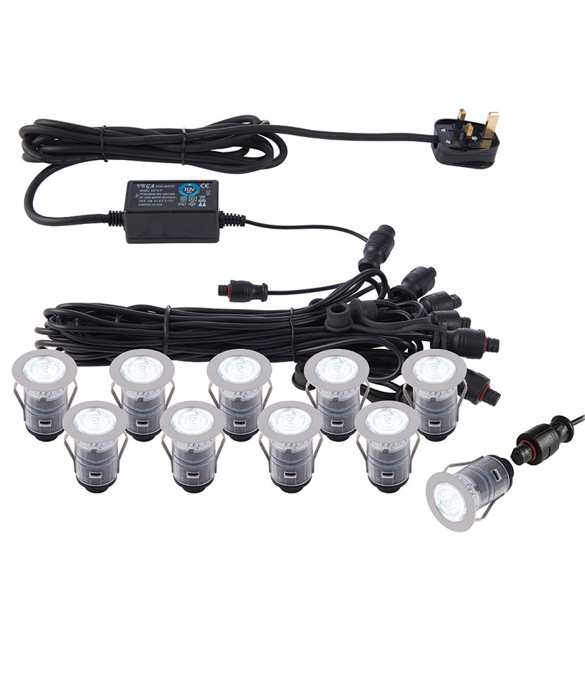 Interior or Exterior LED Round Light Kit