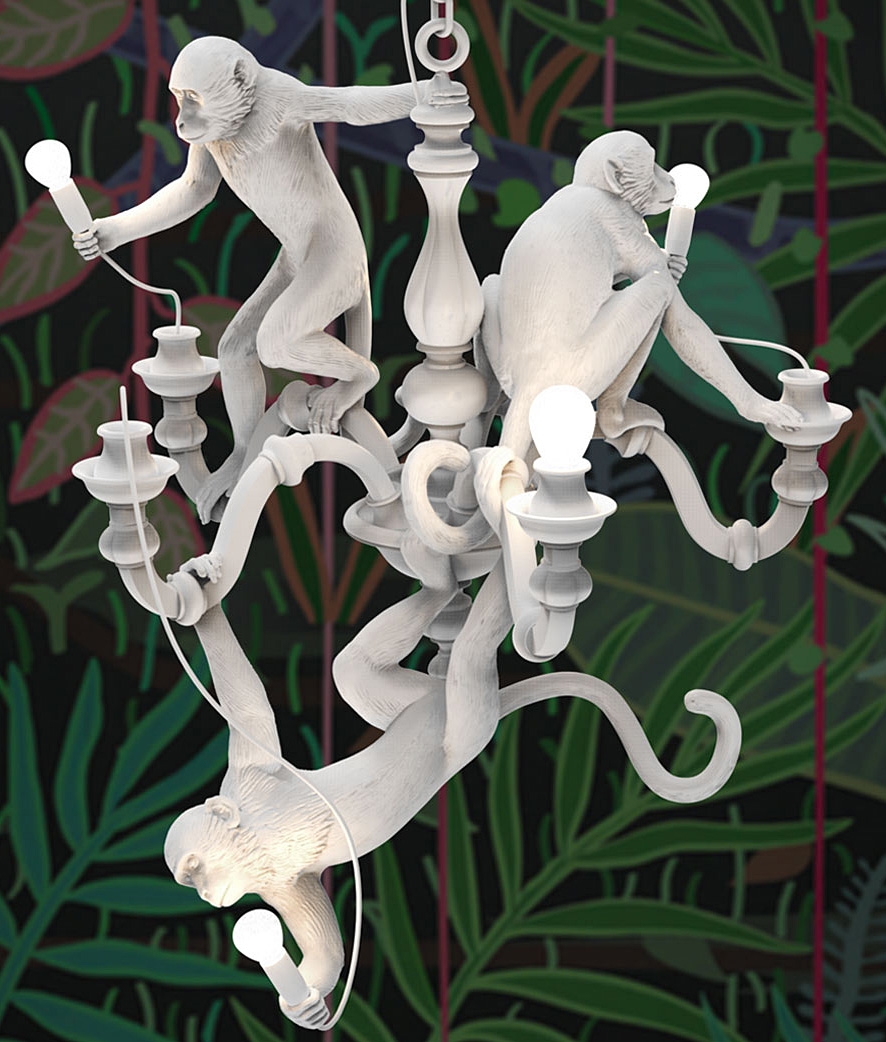 Monkey chandelier seletti cheap