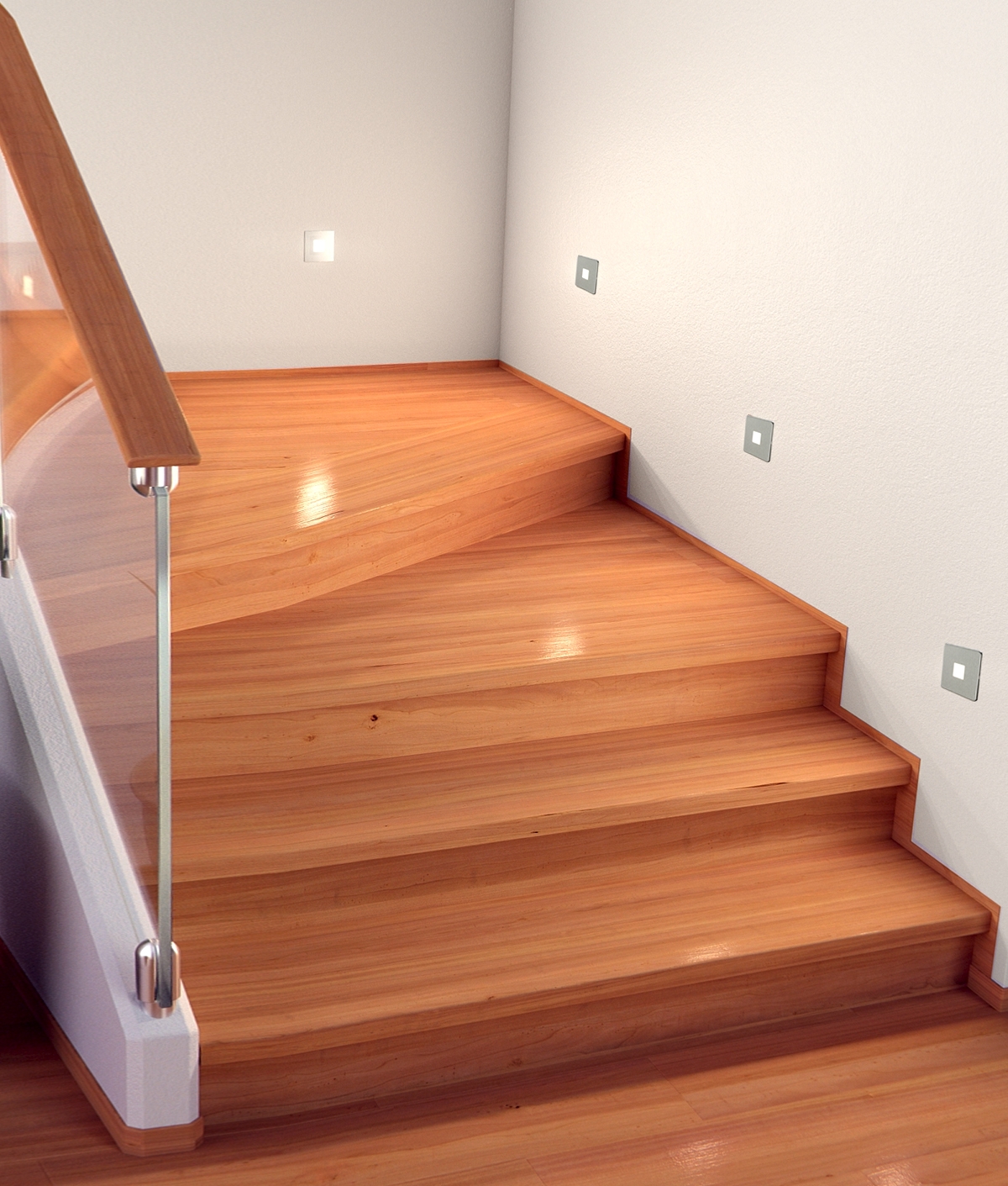 Recessed Stair Lights & Low Level Guide Lighting