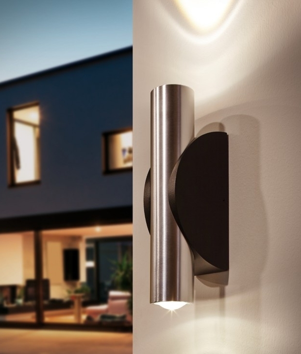 Stunning Tubular Up Down Exterior Wall Washer With Led Lamps - Wall Wash Light Fittings