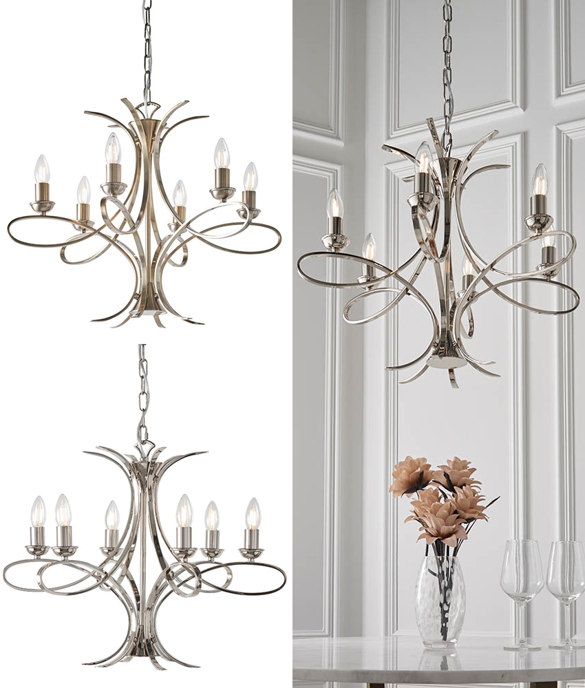 Modern arm chandelier deals