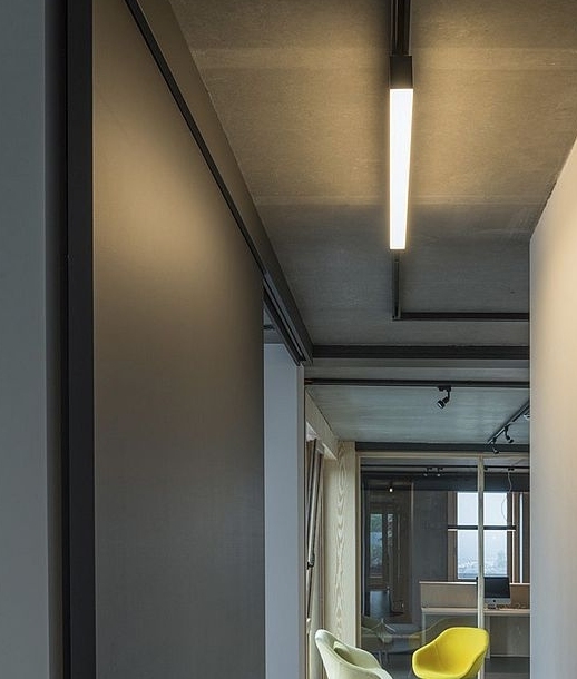Linear LED Track Light Fixture for 3 Circuit Track Opal Diffuser
