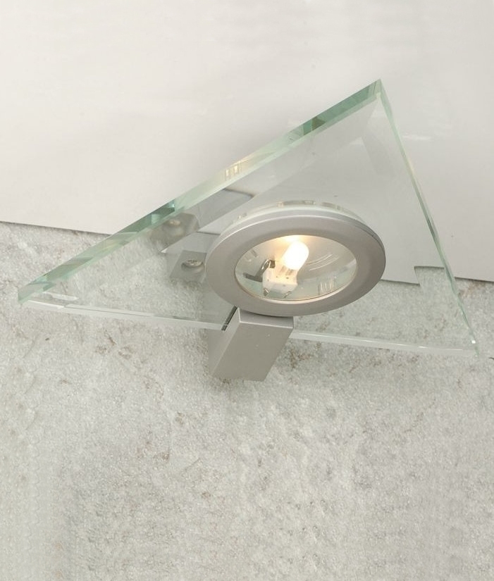 Triangular Under Cabinet Light Glass Triangle Can Use 12 Volt