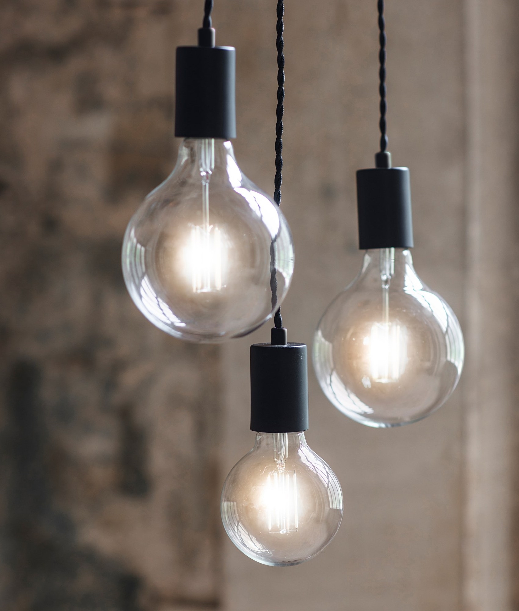Bare Flex Hook Pendants 3 Or 5 Light