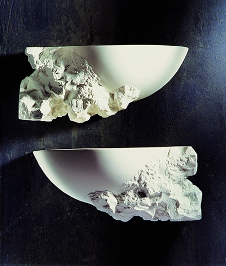 Contemporary Designer Unfinished Design Plaster Wall Light