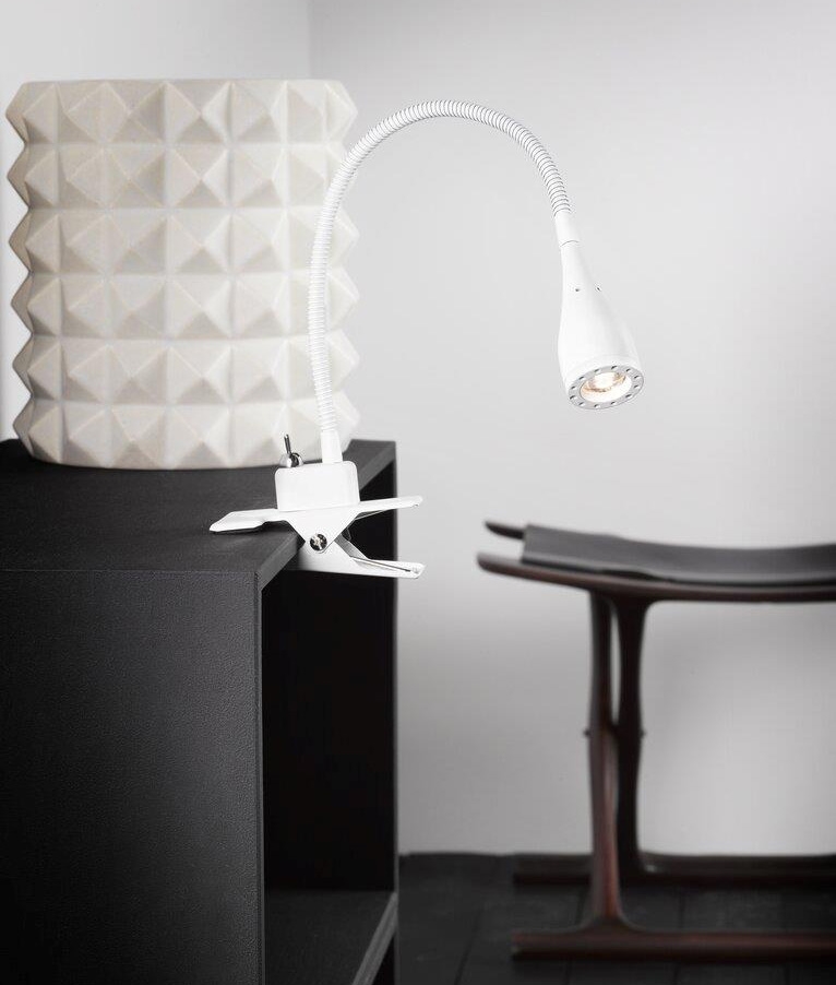 LED Adjustable Metal Clamp Desk or Table Light