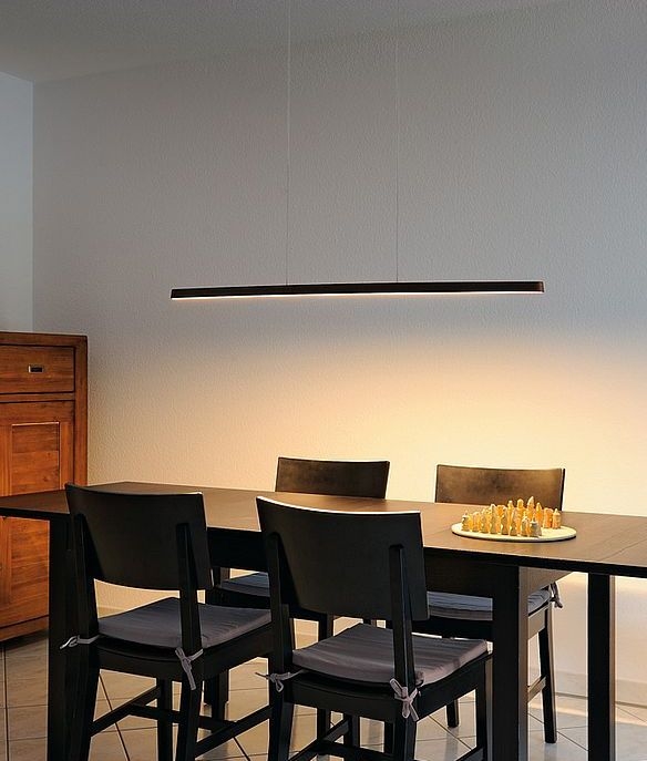 Bamboo And Steel Linear Led Pendant Energy Efficient - Linear Led Pendant Wood Bamboo And Steel Linear Led Pendant Energy Efficient - Linear Led Pendant Wood