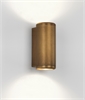 Up & Down Coastal Wall Light in Antique Brass or Nickel Finish