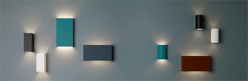 Plaster wall lights by Astro