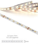 Adjustable Colour Temperature LED Tape 24v, 10mm, 2700K–6500K, 5m Roll
