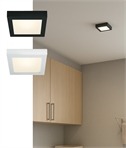 Slim Square Box LED Ceiling Light 22w - 3 Options