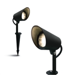 24v DC Spike Light Black 8W Integrated Samsung LED Chip - IP67 38° Beam