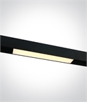 Black LED Linear Magnetic Track Light - DALI Compatible