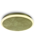 Brass 12W LED Decorative Round Flush Light