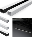 35mm Square aluminium profile - Accepts LED tape up to 25mm wide - Surface or Suspended installation