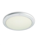Flush Round 450mm White Ceiling Light with 38w LED 