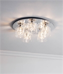 Stunning 5 Lamp Flush Ceiling Light