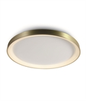 Brushed Gold 48W LED Decorative Flush Mounted Light 58cm
