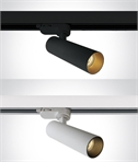 8w Low Glare COB Track Spot Light - Dimmable LED Spot for 3-Circuit Tracks