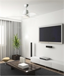 3 Blade Ceiling Fan with LED Light - Transparent Blades