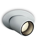 White Recessed LED 3w Scoop Light - Adjustable