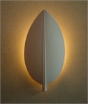Plaster Leaf Design Wall Light - French Feuille Design