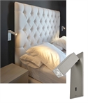 Stylish Semi-Recessed Adjustable Compact LED Reading Light 