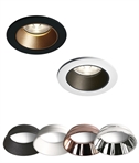 Dark Light LED Downlight with Interchangeable Reflectors – Reduced Glare, Deep-Recessed Design