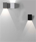 Cube Wall Fixed Downlight with LED Lamp - 3 Finishes