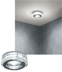 Luxury Glass Downlight for Bath and Showers - Uses GU10 LED Lamps