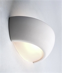 Affordable Unglazed Ceramic Wall Light for Uplighting 