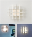 62cm Architectural Decorative Backlit Wall Light - Gemme Natural Plaster by Atelier Sedap