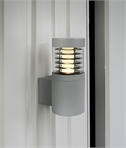 Grey Exterior LED Wall Light - IP54 Rated
