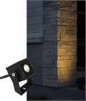 Mini Cube LED Spotlight in Anthracite - Adjustable 1w 3000k Warm White