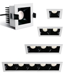 Max-Grid 57mm White LED Recessed Spotlight - 4 Options