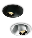 Recessed Cylinder Wallwashing Downlight with LED COB