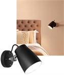 Larger Wall-Fixed Adjustable Switched Bedside Light