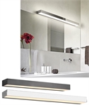 Bathroom IP44 Over Mirror Up & Down Light – Chrome or Black, 2 Sizes