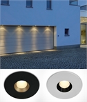 Modern High-Performance IP54 Rated Round Soffit Lights – Black & White Options
