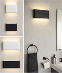 Slim Profile Outdoor IP54 LED Up & Down Wall Light - 2 Sizes
