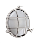 Exterior Bulkhead Light in Aluminium - E27 Lamp