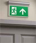Ceiling or Wall Fixed Illuminated Emergency Exit Sign - LED Double Sided